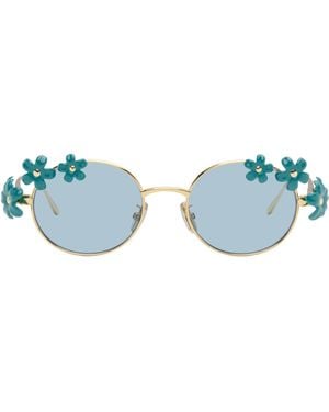 Loewe Daisy Field Sunglasses - Blue