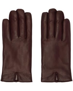 Handsome Stockholm Ssense Exclusive Burgundy Essentials Gloves - Brown