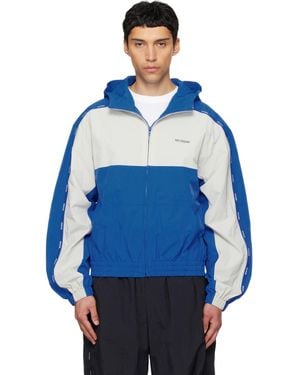 we11done Logo Tape Track Jacket - Blue