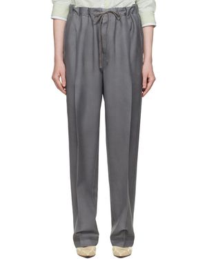 Maison Margiela グレー モヘア トラウザーズ