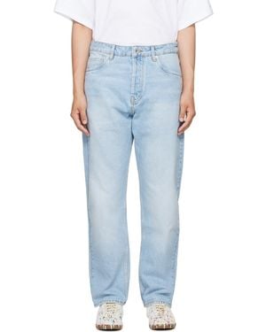 Studio Nicholson Riso Straight Leg Jeans - Blue
