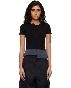 Y-3 Dip Dye Fitted T-Shirt - Black