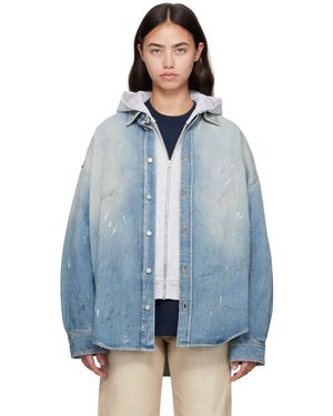 Acne Studios Button-Up Denim Shirt - Blue