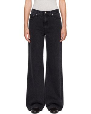 DUNST Wide Jeans - Black