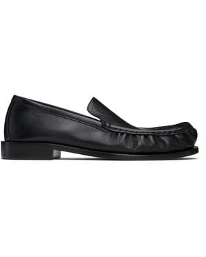 Dries Van Noten Leather Loafers - Black