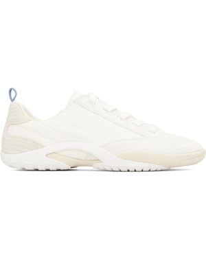 Lanvin New Soccer Lace Up Leather Trainers - White