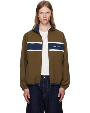 vowels Panelled Nylon Jacket - Green