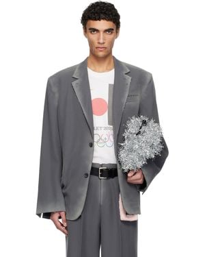 Doublet Dusty Tailored Blazer - Grey