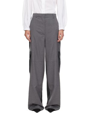 Stella McCartney Panelled Slouchy Cargo Trousers - Black