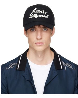 Amiri Hollywood' Canvas Cap - Blue