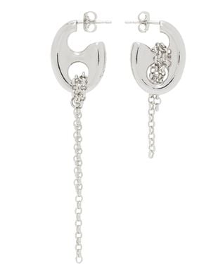 Justine Clenquet Rocio Earrings - White