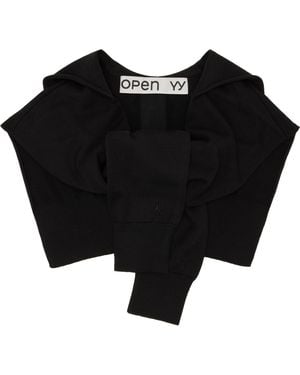 OPEN YY Hoodie Sleeve Layer Hood - Black