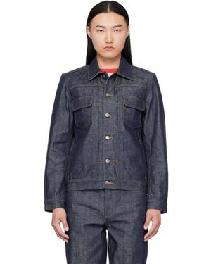 A.P.C. Jean Denim Work Jacket - Blue