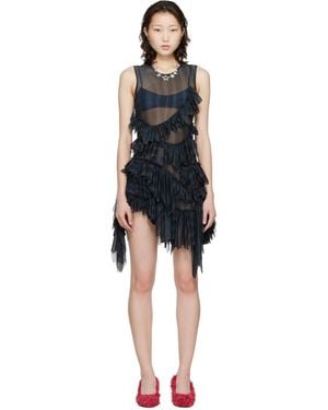 Collina Strada Nettle Minidress - Black