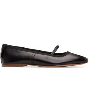 A.P.C. Swan Ballerina Flats - Black