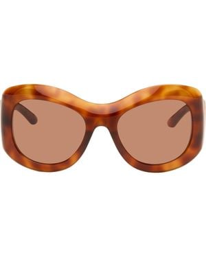 Gucci Round Frame Sunglasses - Brown