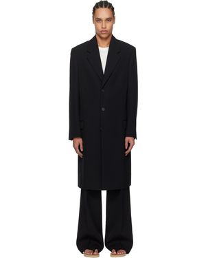 The Row Cortlandt Coat - Black