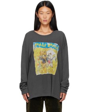 OPEN YY Pet Club Rocker Long Sleeve T-Shirt - Grey