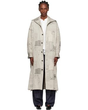 Y's Yohji Yamamoto ベージュ U-Stand D Big コート - ブラック