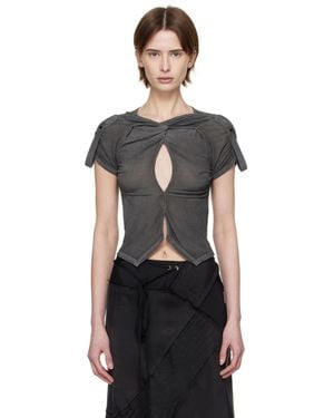 KNWLS Twist T-Shirt - Black