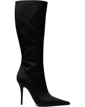AMINA MUADDI Barbara 105 Tall Boots - Black