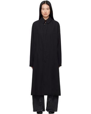 Maison Margiela Peached Trench Coat - Black