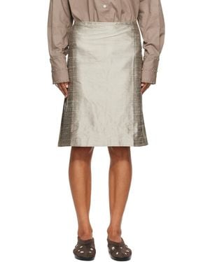 RESCHA Ssense Exclusive Agaara Long Skirt - Natural