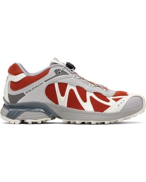 Salomon グレー＆オレンジ Xt-Whisper スニーカー - ブラック