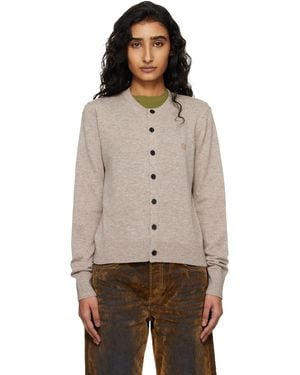 Acne Studios Fitted Yak Wool Cardigan - Multicolour