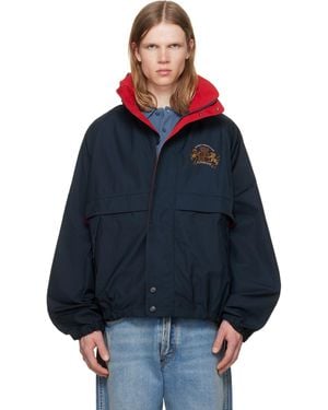 Martine Rose 'Expect Perfection' Anorak Jacket - Blue