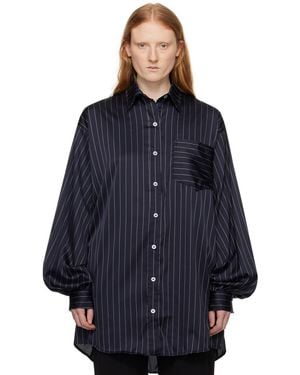 Elleme ネイビー オーバーサイズ シャツ - ブルー