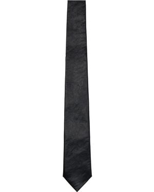Our Legacy 'Real Fake Leather' Tie - Black