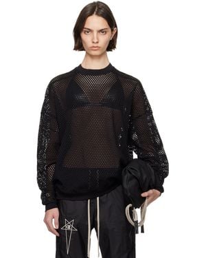 Rick Owens ブラック Championエディション Jumbo スウェットシャツ