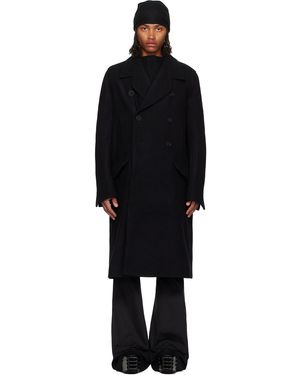 Rick Owens Concordians Officer Coat - Black