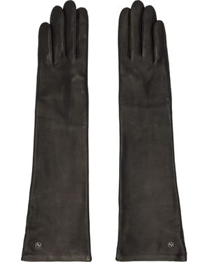 Handsome Stockholm Essentials Long Gloves - Black