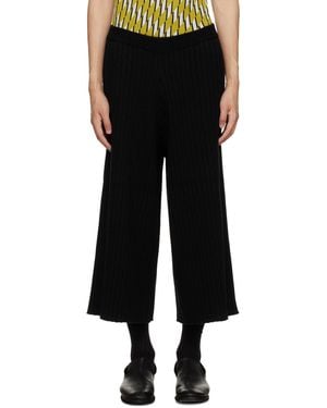 Zankov Pantalon Noir À Trois Poches