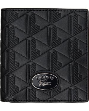 Lacoste Nomogramme Compact Wallet - Black