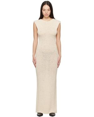 Paris Georgia Basics Ssense Exclusive Off- 'Elemental By Tape Maxi Dress - Black