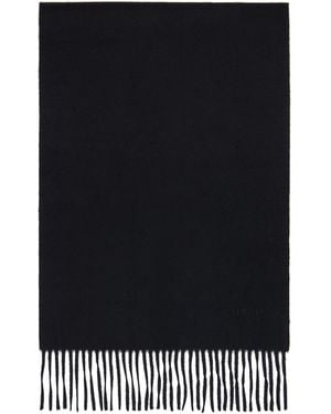 Givenchy Embroidered Plain Scarf - Black