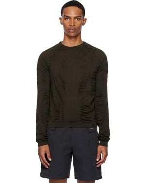 Roa 3D Knit Long Sleeve Sweater - Black