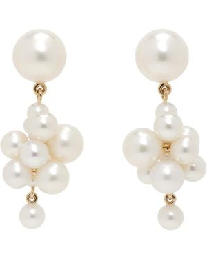 Sophie Bille Brahe Botticelli Earrings - White