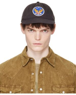 RRL Winged-Logo Twill Ball Cap - Brown