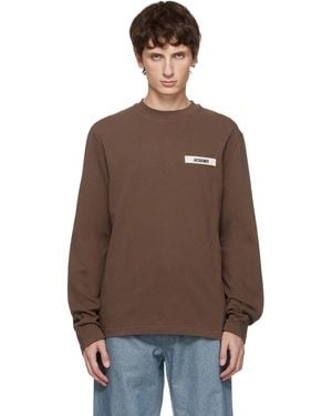 Jacquemus 'The Gros Grain' Long-Sleeve T-Shirt - Brown