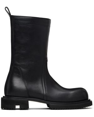 Rick Owens Temple Creeper Gabe Boots - Black