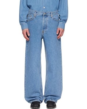 Dries Van Noten Loose Fit Jeans - Blue