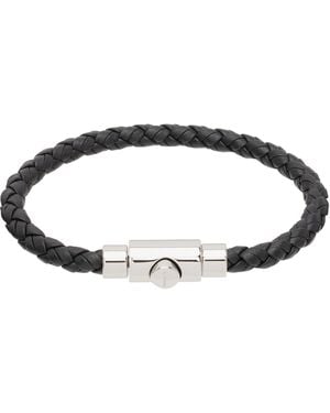 Ferragamo Braided Leather Bracelet - Multicolour