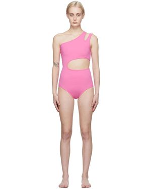 Pushbutton Ssense Exclusive Cut-Out Bodysuit - Red