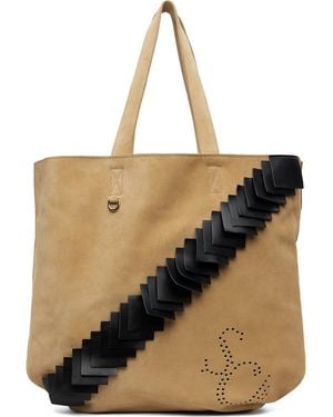 STEFAN COOKE Leather Patch Tote - Black