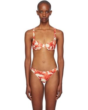 Miaou Floral Underwire Bikini Top - Multicolour