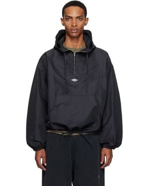 Umbro Check Mask Anorak - Blue